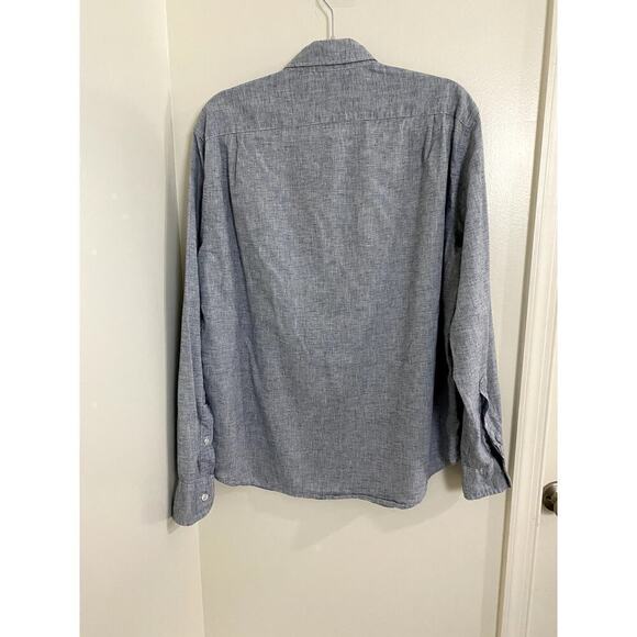 J. Crew Cotton/Linen Blend Button Down Shirt - Size L (EUC) - Picture 5 of 8